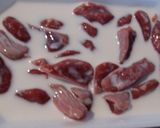 ちくわぶ＋白髪ねぎ＋砂肝のごま白だし味作り方2写真