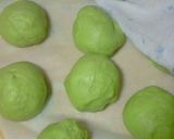 としちんの嫁流☆抹茶ざらめメロンぱん☆作り方4写真