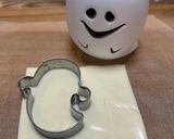 ハロウィン👻ミネストローネ　オバケ入り作り方4写真