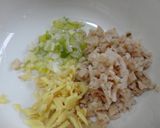 簡単♪蓮根と鶏ミンチの団子♪(お弁当編)作り方2写真