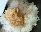 簡単激ウマ♪バター味噌焼きおにぎり☆作り方3写真