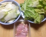超～簡単！白菜とベーコンの蒸し煮作り方1写真
