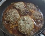 我が家の煮込みハンバーグ作り方2写真