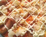チビ大好き❤ポテトとウインナーのマヨピザ作り方9写真