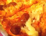 チビ大好き❤ポテトとウインナーのマヨピザ作り方10写真