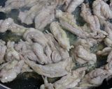 鶏せせりとサツマイモのガーリック炒め作り方5写真