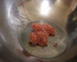 チーズ入り豆腐カニバーグなめこ甘酢だれ作り方4写真