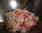 チーズ入り豆腐カニバーグなめこ甘酢だれ作り方6写真