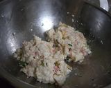 チーズ入り豆腐カニバーグなめこ甘酢だれ作り方7写真