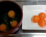 黄身ﾄﾛｰﾘ塩麹入り卵焼き作り方1写真