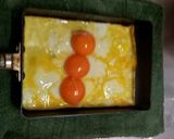 黄身ﾄﾛｰﾘ塩麹入り卵焼き作り方3写真