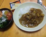 牛スジ肉入り濃厚チーズカレー作り方5写真