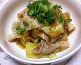 簡単かつ絶品☆キャベツと豚肉和え。作り方4写真