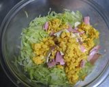 キャベツとハムのシンプルサラダ☆しそ風味作り方5写真