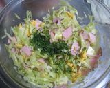 キャベツとハムのシンプルサラダ☆しそ風味作り方7写真