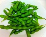 かぼちゃと枝豆の小鉢作り方1写真