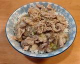 ネギ塩豚丼作り方6写真