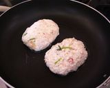 チーズ入り豆腐カニバーグなめこ甘酢だれ作り方9写真