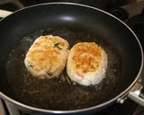 チーズ入り豆腐カニバーグなめこ甘酢だれ作り方11写真