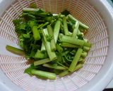 わさびの茎(わさびの花）の地元の食べ方♪作り方3写真