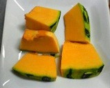お弁当にかぼちゃのゴマ煮和え作り方1写真
