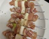 魚焼きグリルで焼き鳥（塩）作り方2写真