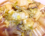 白菜と油あげの簡単ほっこり煮★作り方4写真