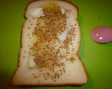１人ランチに♥ごまチーズトースト作り方3写真