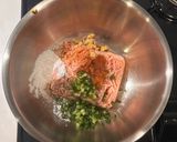 れんこんの梅つくねはさみ焼き＊お弁当にも◎作り方2写真