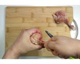 あげない唐揚げ★チューリップ唐揚げ★動画作り方2写真