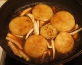 フライパンで作る☆焼き大根のイカ煮込み作り方5写真