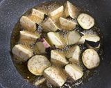 素揚げ茄子とピーマンの酢醤油和え。作り方3写真