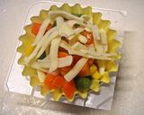お弁当に☆ミックスベジタブルのチーズがけ作り方2写真