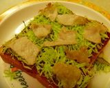お好み焼き風トースト作り方4写真
