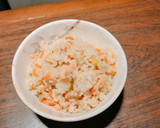 塩銀鮭と根菜の生姜炊き込みご飯作り方6写真