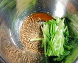ひなまつり、柔らかせりのささっとごまあえ作り方3写真
