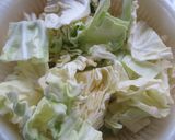茹できゃべつ♡おかかと醤油とマヨネーズ作り方1写真