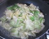 茹できゃべつ♡おかかと醤油とマヨネーズ作り方2写真