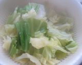 茹できゃべつ♡おかかと醤油とマヨネーズ作り方3写真