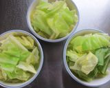 茹できゃべつ♡おかかと醤油とマヨネーズ作り方4写真
