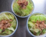 茹できゃべつ♡おかかと醤油とマヨネーズ作り方5写真