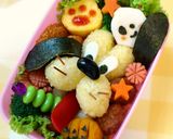 キャラ弁　シュガーバニーズ♡くろうさ作り方4写真