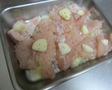 ムネ肉のガーリック焼き作り方3写真