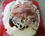 ハムチーズみそだれのもっちりお焼き作り方4写真