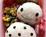 簡単キャラ弁♡カワイイ雪だるま作り方4写真
