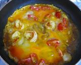 ✿海老&トマトのカレー卵丼✿作り方7写真