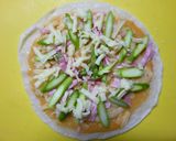 片栗粉の生地で簡単もっちり和風ピザ作り方6写真