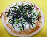 片栗粉の生地で簡単もっちり和風ピザ作り方8写真