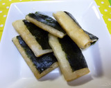 お餅がなくても片栗粉で簡単☆磯辺餅風作り方7写真