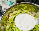 出汁味😻もやしとれんこんのお好み焼き風作り方3写真